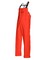 MEN'S NEPTUNE NO-POCKET RAIN BIBS - ORANGE