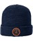 ANCHOR WAFFLE BEANIE - NAVY