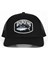 TRUCKER HAT WITH GRUNDENS BLUEFIN PATCH - SOLID BLACK
