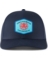 TRUCKER 312 HAT WITH GRUNDENS KRACKEN PATCH - NAVY