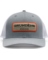 TRUCKER HAT WITH GRUNDENS WE ARE FISHING PATCH - HEATHER GREY/WHITE