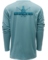 MEN'S LOGO BOAT LONG SLEEVE TECH TEE - SURF (BLUE GREY)