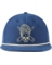 TRUCKER HAT WITH ZERO SHUCKS ROPE PATCH - BLUE ABYSS
