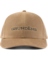 WAXED TRUCKER HAT WITH GUNDENS WORDMARK PATCH - BROWN