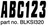 LETTER/NUMBER KT OUTLINED BK/SI