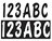 ECONOMICAL LETTER & NUMBER KITS