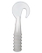 SWIM BAIT CURLY TAIL WHITE 6"