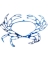 NATIVE CRAB BLUE 18"