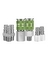 COUPLER & PLUG HIGH FLOW (7/PC)