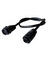 7PIN BLU XDCR TO 9PIN BLK ADAPTR