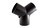 Y-CONNECTOR F/3" VENT HOSE