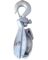 SNATCH BLOCK GALV W/HOOK 10"