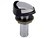 STRAIGHT TANK VENT CHRM/BLK