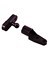 DOOR CATCH BLK POLYMER (2/PK)