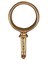BRONZE ROUND ROWLOCK HORNS