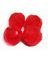 FACETED BEADS FLUOR RED #8 40/PK
