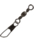 BARREL SWIVEL W/S.SNAP BLK 5