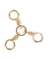 3-WAY SWIVELS BRASS 1 (12/PK)
