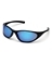 ZONE II GLASSES BLK/ICE BL MIRR