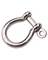 SCREW PIN SHACKLE SS 1/4"