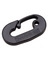 SKI ROPE SNAP NYLON BLACK 3-1/4"