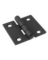 BUTT HINGE DAMP PVD BLK 2"x2"