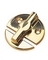 DOOR STOP BUTTON BRASS