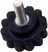 BIMINI TOP HEAD SCREW BLK 1/4-28