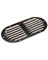 LOUVERED VENT SS OVAL 3"