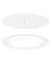 LOW PROF POPOUT DECK PLATE WH 6"