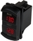 DUAL VOLT METER ROCKER SWITCH