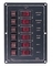 SWITCH PANEL ALUM VERT 6 ROCKER