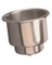 DRINK HOLDER SS W/DRAIN