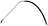 POWER TRIM HOSE MERCURY 11-1/4"