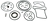 UPPER UNIT SEAL KIT MERCURY
