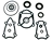 LOWER UNIT SEAL KIT SUZUKI (D)