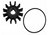 IMPELLER & O-RING KIT F/COOLING