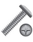 3/8"x1/2" SS PAN HEAD MACH SCREW