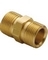 UNION COUPLING TUBE BR (3/PK)