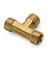 TEE FITTING BR 3/8" (3/PK)