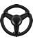 WHEEL POLY W/MATTE INSERT BK
