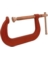 C-CLAMP COPPER SPINDLE 6"