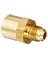 FM FLARE CONNECTOR 1/4"x1/4"FNPT