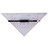 TRIANGLE PROTRACTOR W/HANDLE