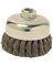 VP CUP BRUSH 3"DIA .020"WIRE