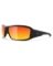 BRAZEAU SAFETY GLASSES BLK/RED