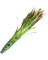 ZUKER 6" TUNA LURE RED/YELLOW GRASS -GREEN MYLAR SKIRT -GREEN HEAD