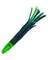 ZUKER 6" TUNA LURE -BLUE/LIME VINYL SKIRT -LIME HEAD (10/BAG)