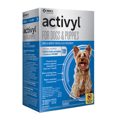 Activyl for Dogs & Puppies - Toy/Puppy 4 to 14 LB