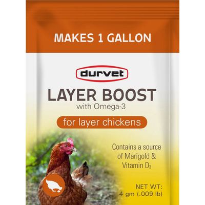 Durvet Layer Boost with Omega-3 - 4 GR PACKET